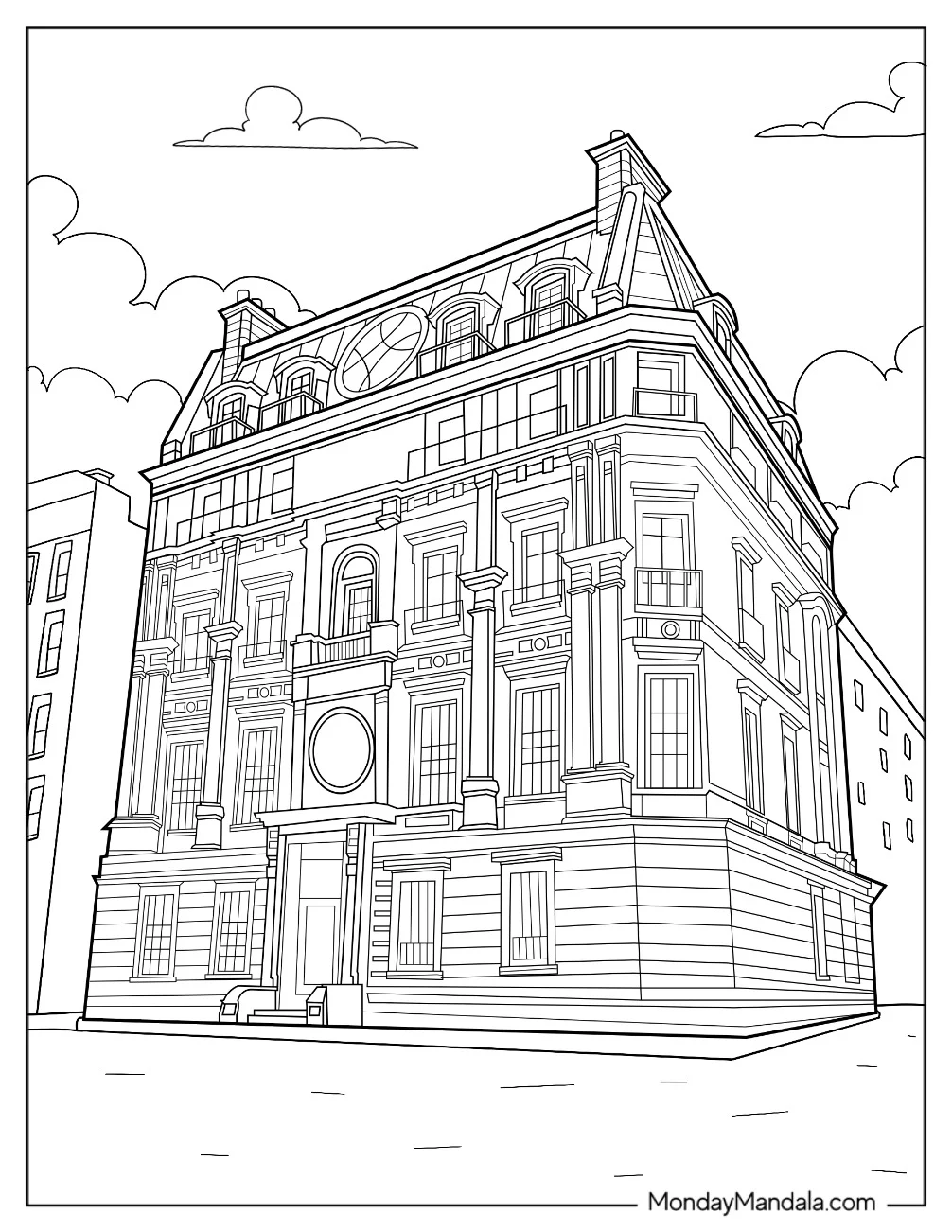 Realistic Doctor Strange Coloring Page Sanctum Sanctorum coloring page