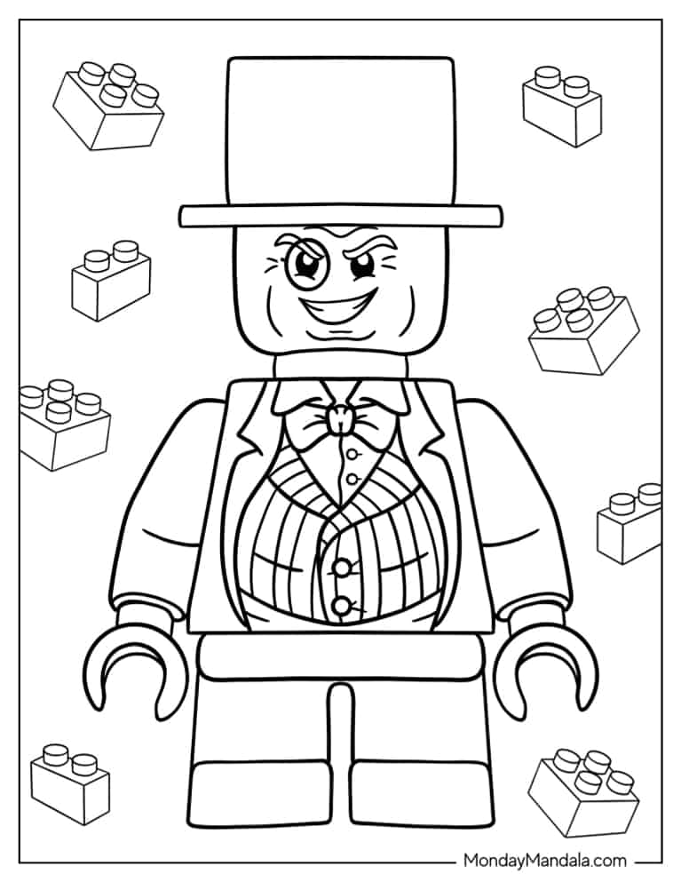Coloring Page Of Lego Penguin coloring page