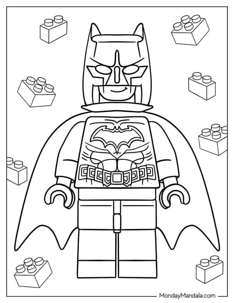 Lego Batman Coloring Page coloring page