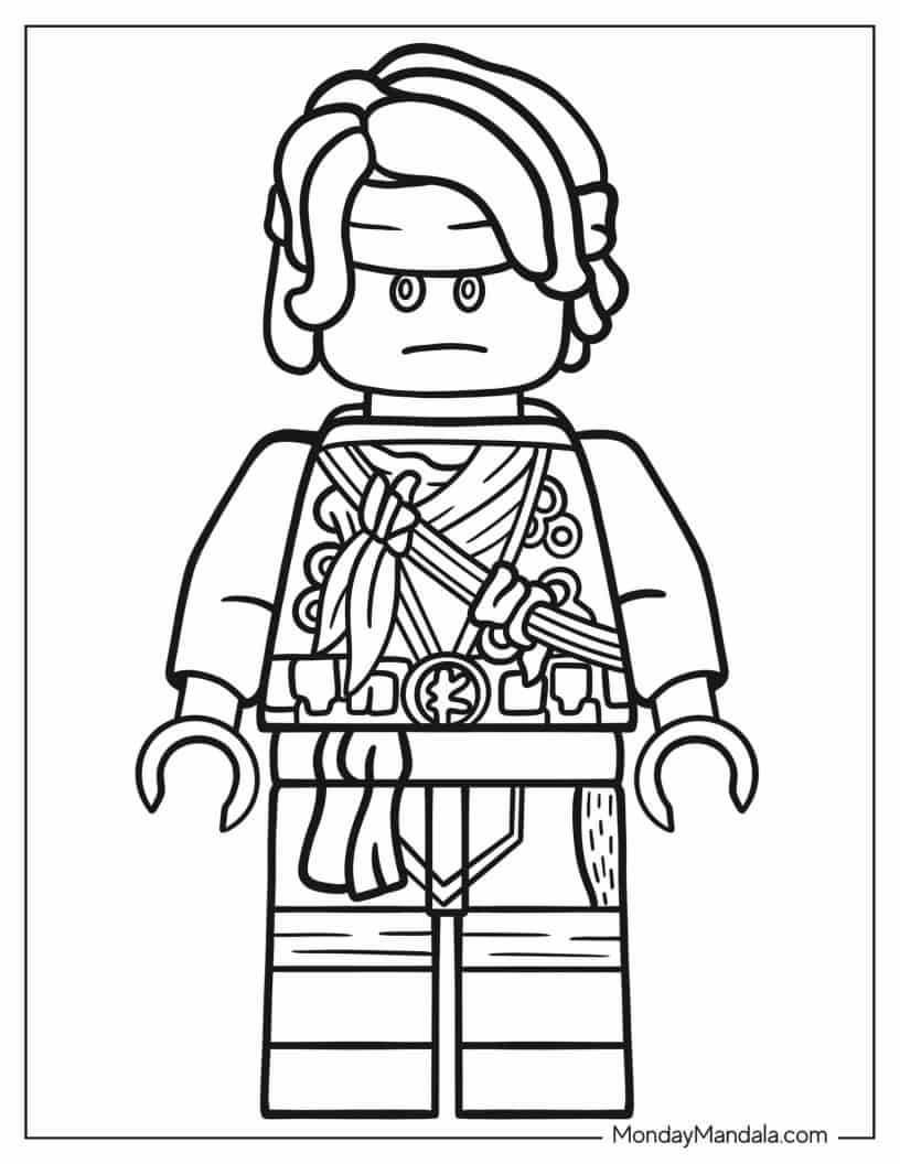 Lego Llyod Coloring Sheet For Preschoolers coloring page