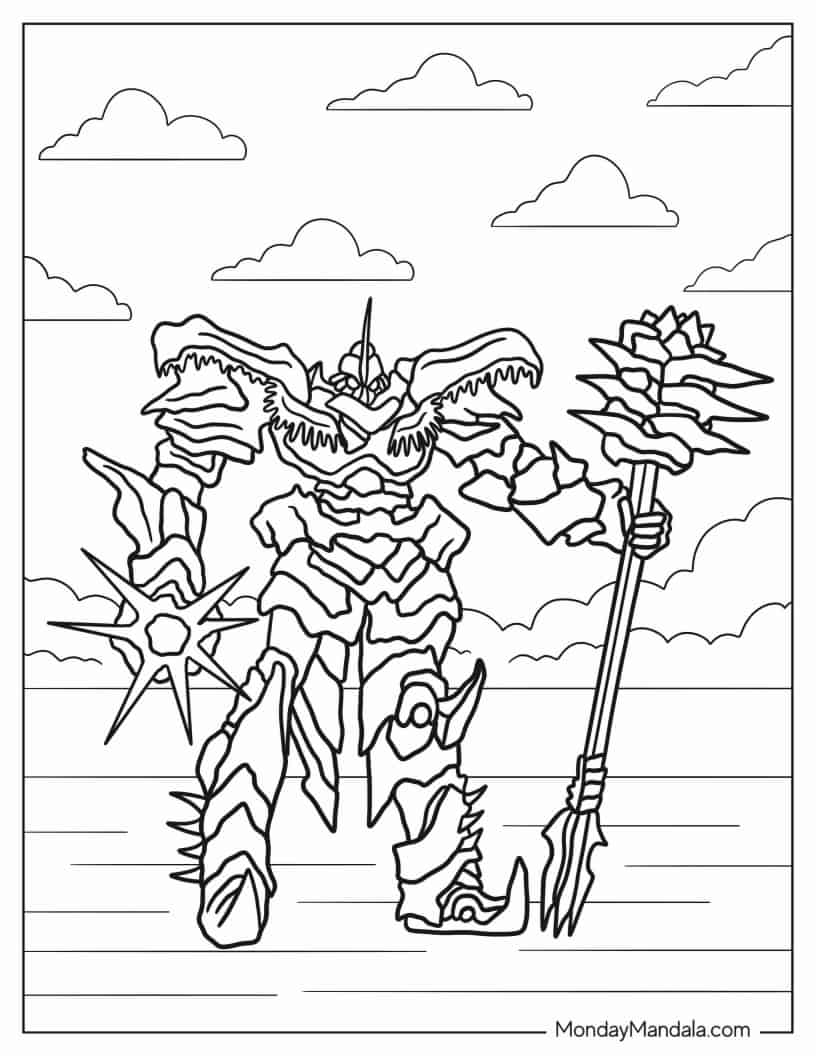 Grimlock From Transformers Age Of Extinction Movie coloring page