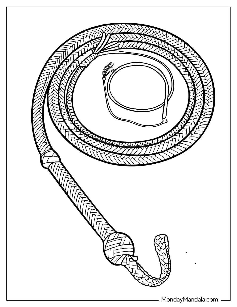 Indiana Jones Coloring Page Bullwhip coloring page