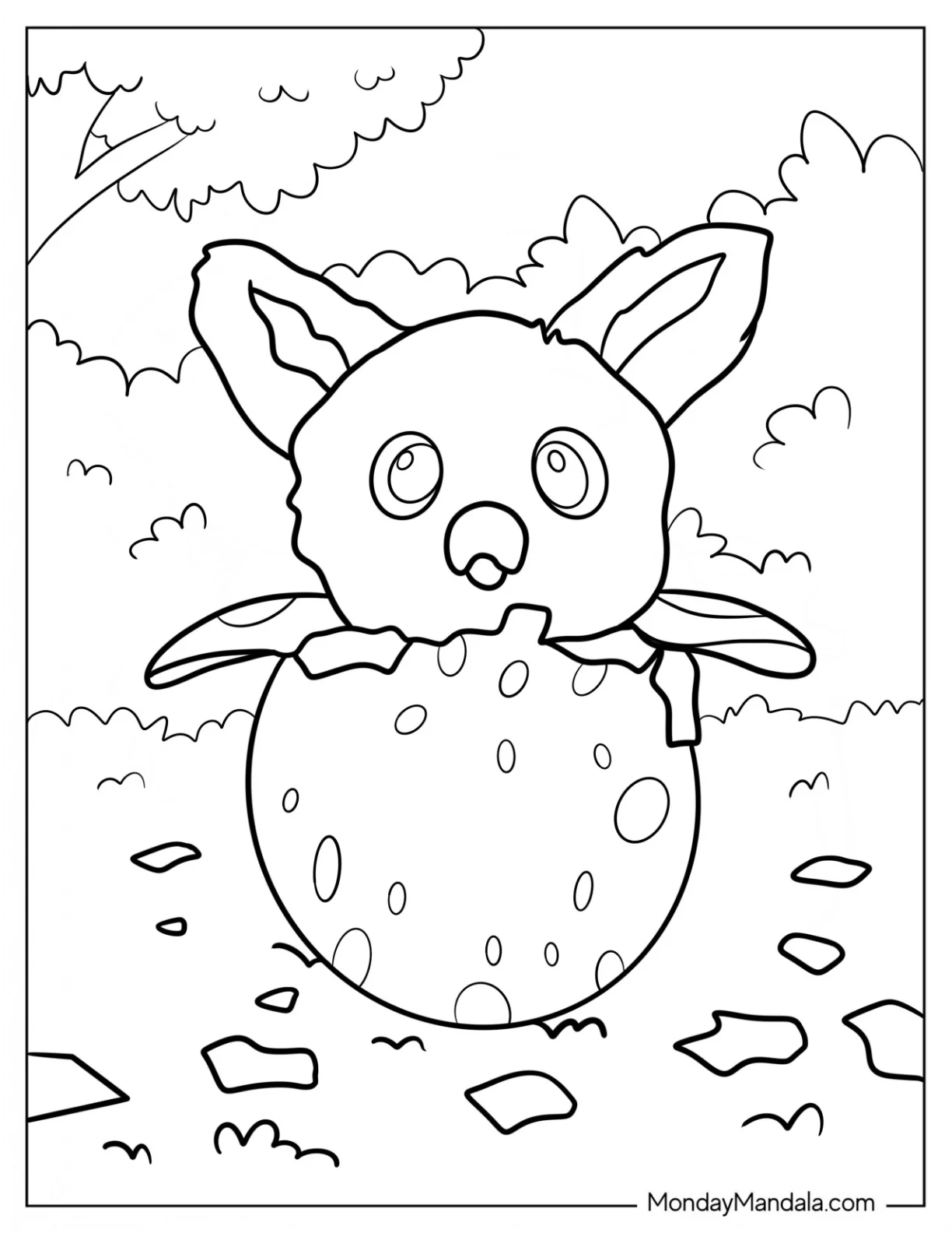 Hatchimals Coloring Page Owlicorn In An Egg coloring page