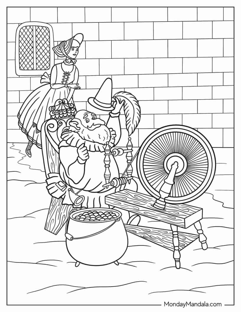 Coloring Page Of Rumpelstiltskin coloring page