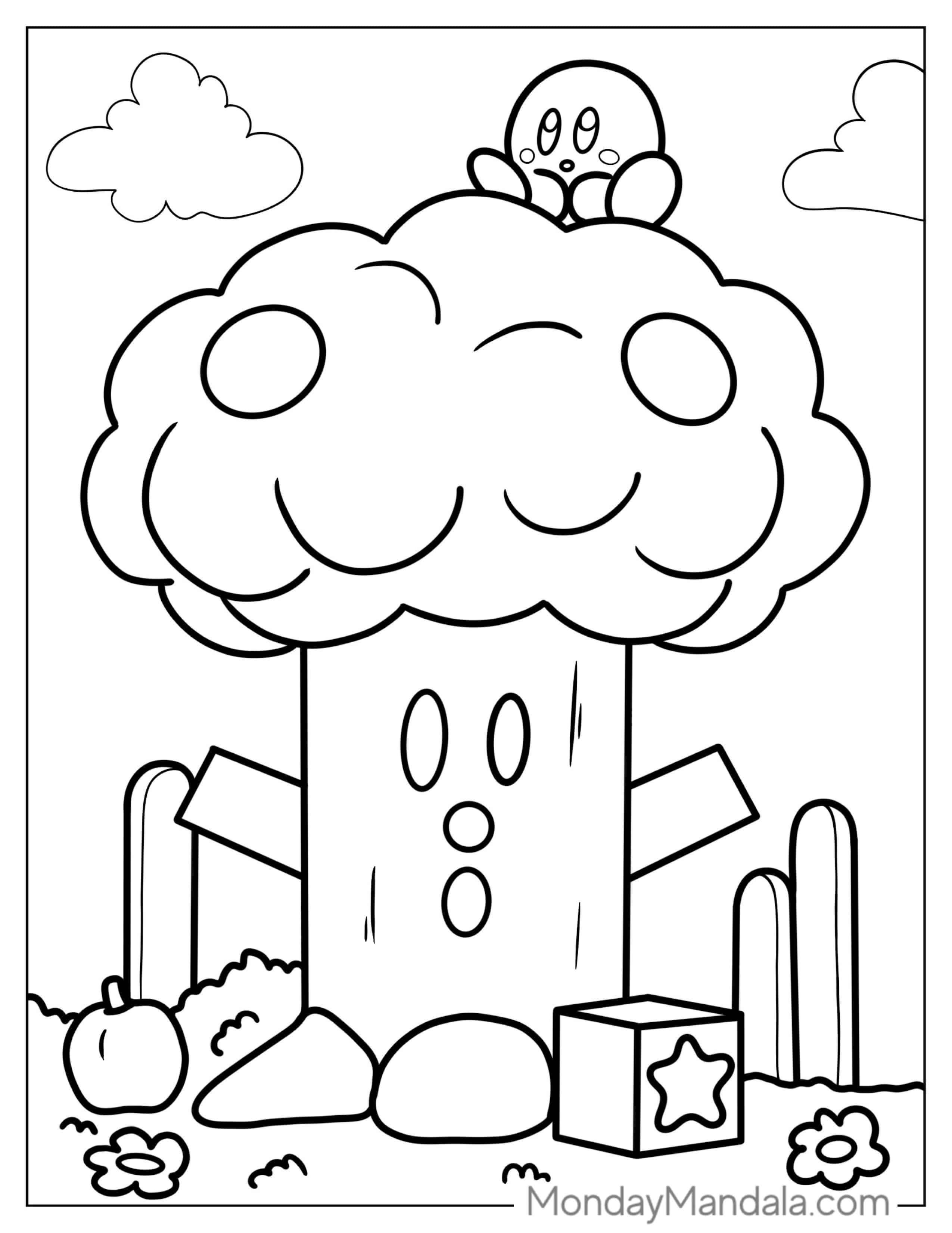 Coloring Page Of Whispy Woods coloring page