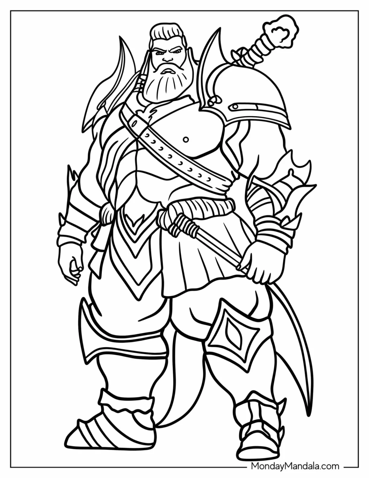 Lexica Male League Of Legends Coloring Page coloring page