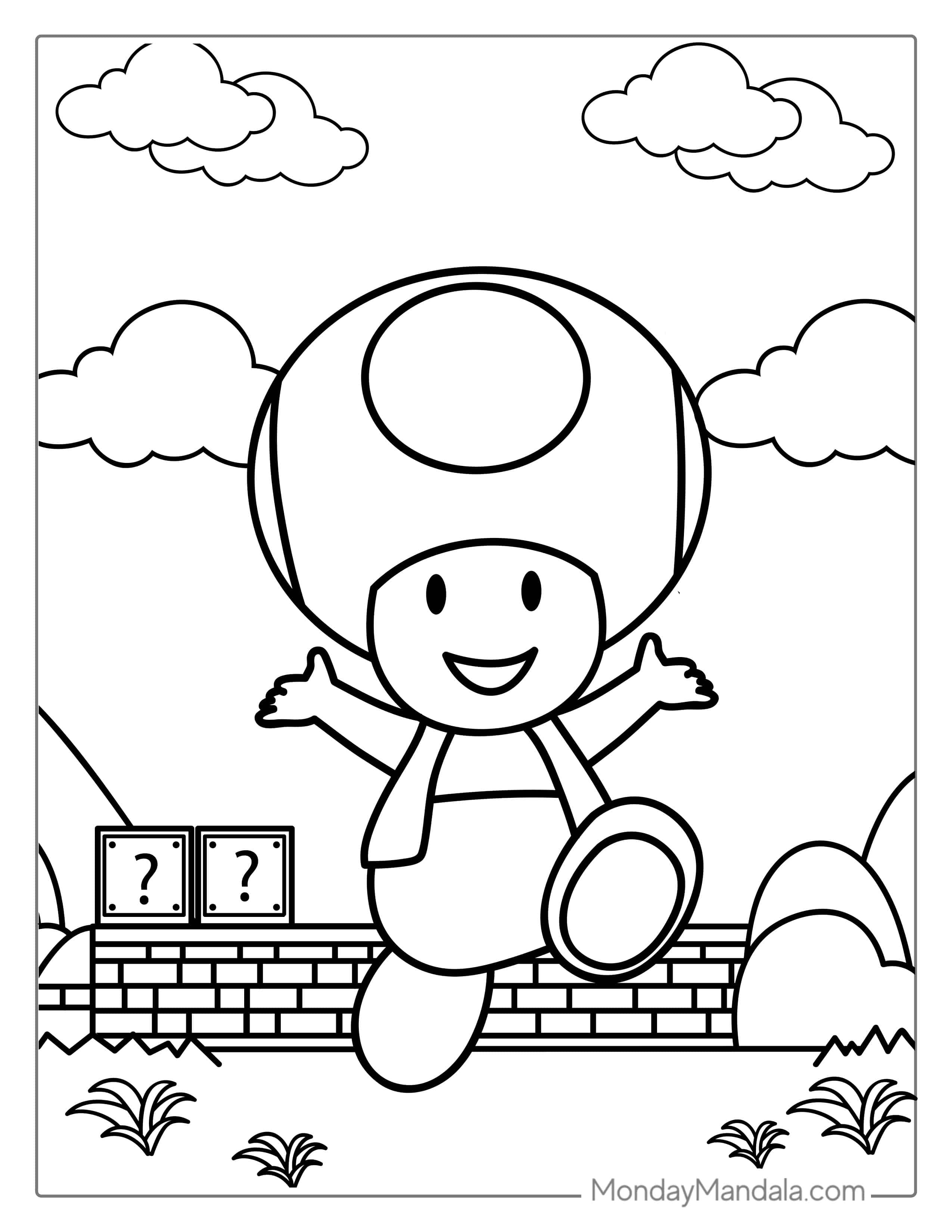 Waluigi And Wario Coloring Page coloring page