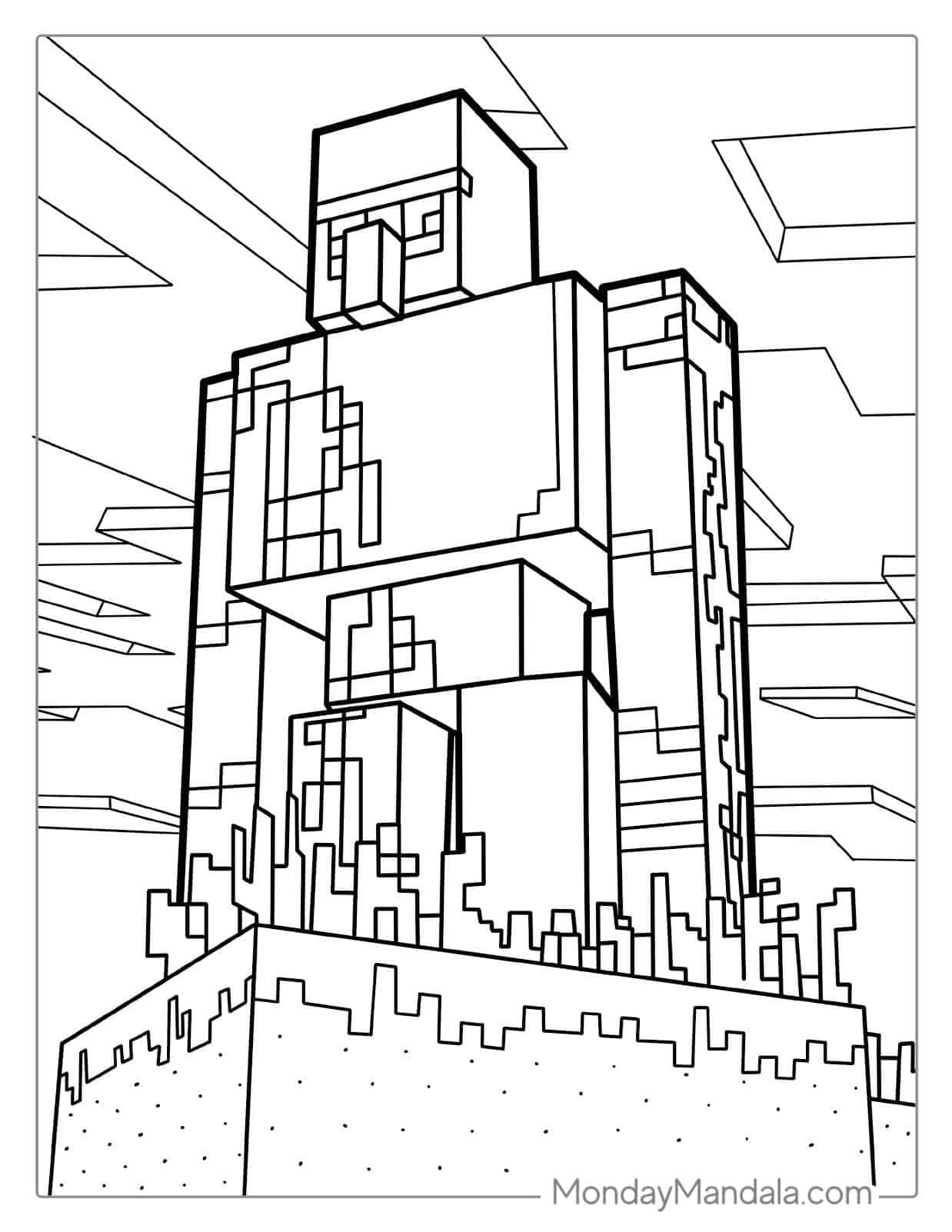 Coloring Page Of Iron Golem coloring page