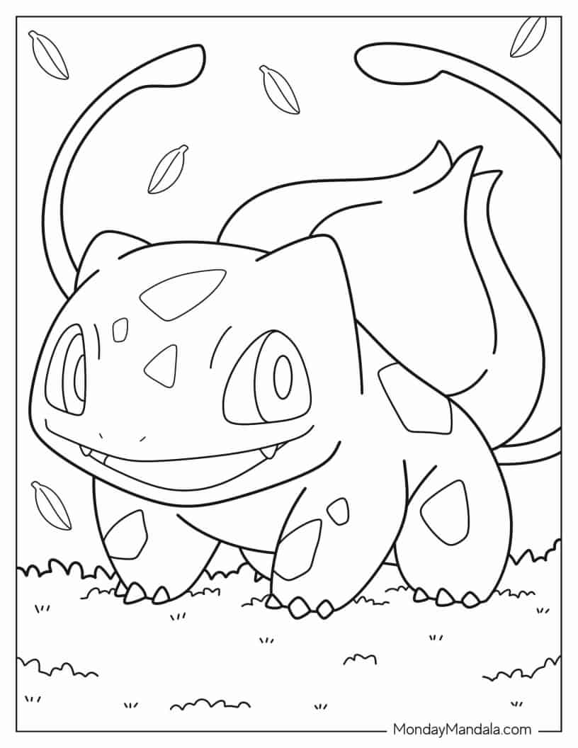 Bulbasaur Pokemon To Color coloring page