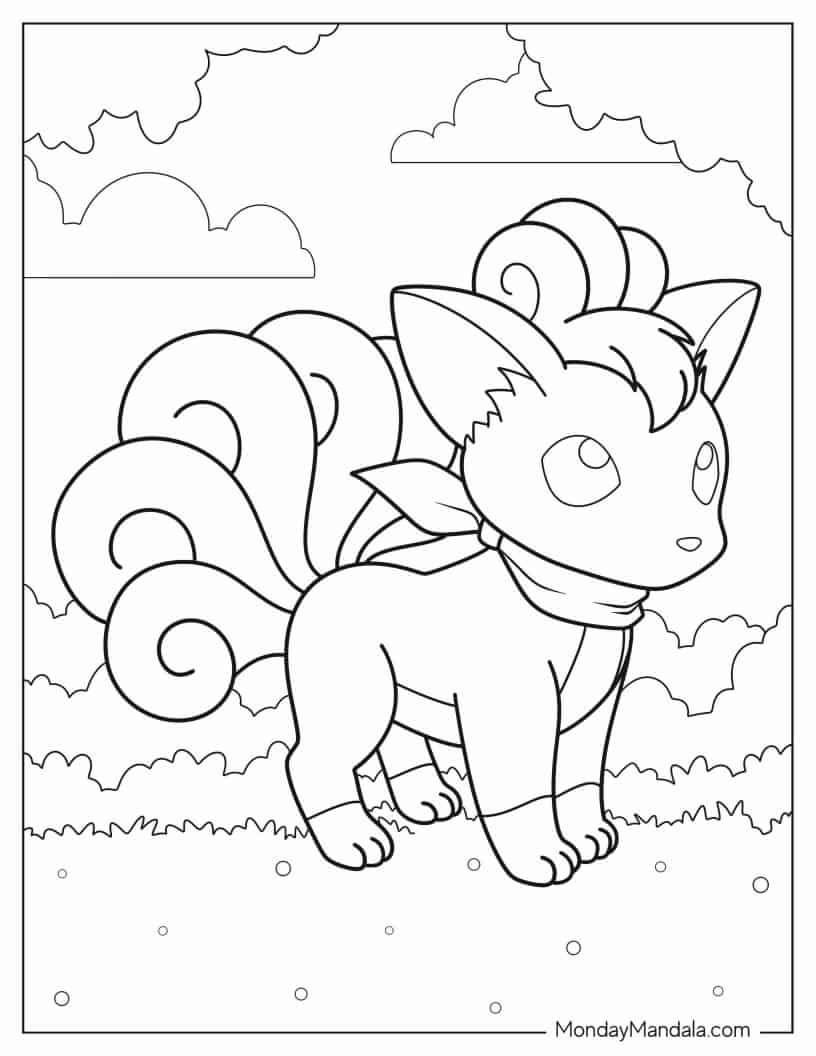 Eevee Pokemon To Color coloring page