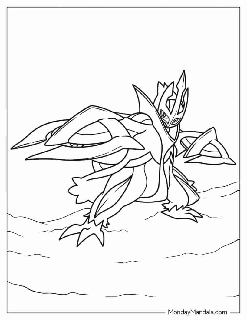 Empoleon Pokemon To Color coloring page