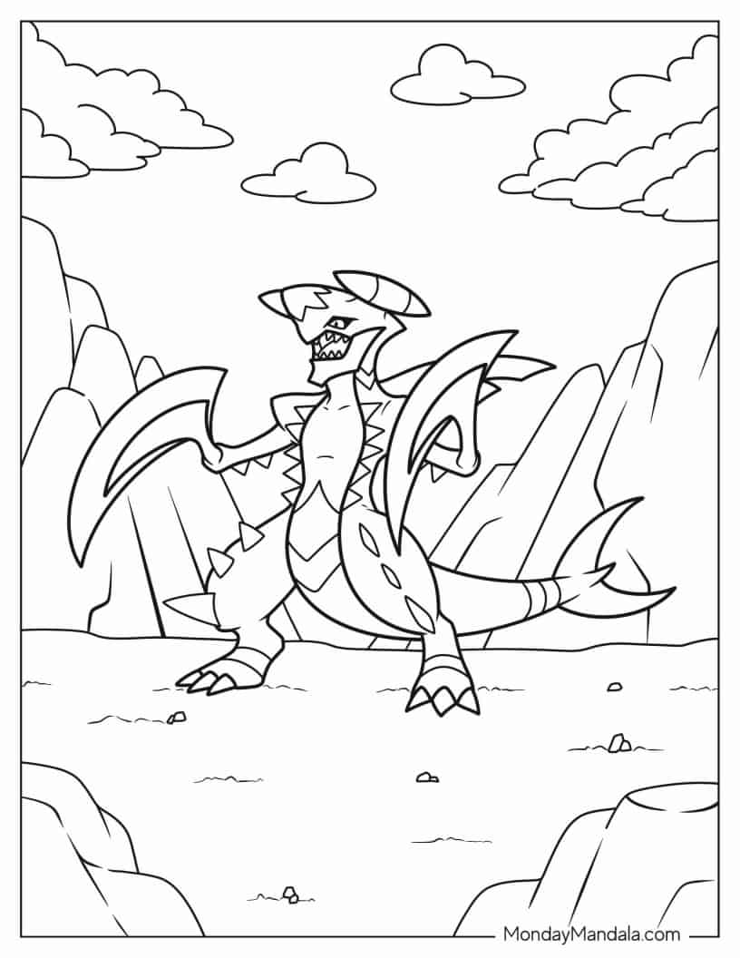 Legendary Pokemon To Color coloring page