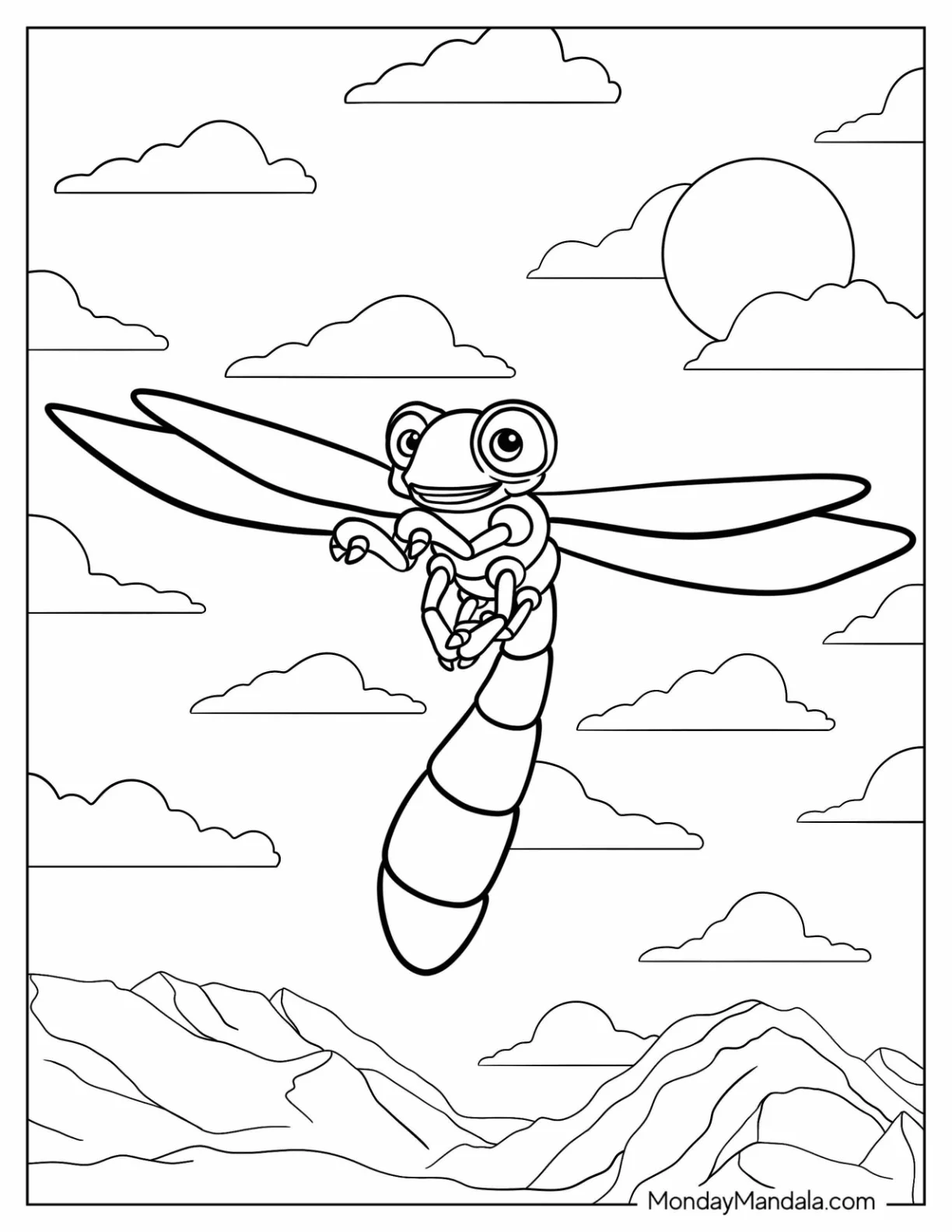 Sypro Coloring Page Adorable Belen In the Clouds Coloring Sheet coloring page